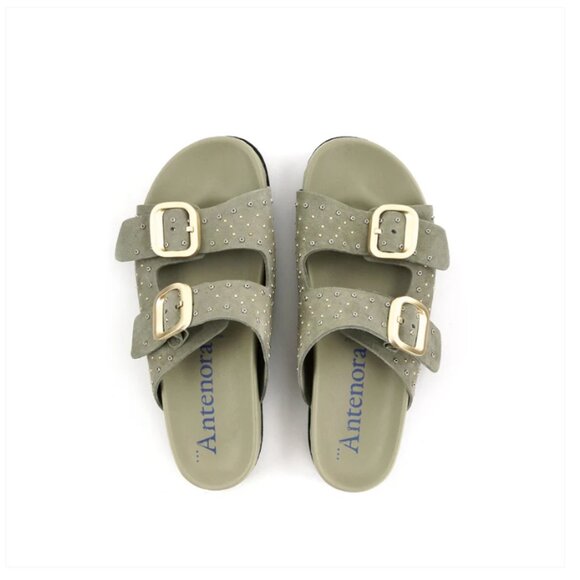 Designer Italian luxury footbed sandals NWT SS25
